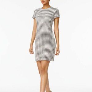 Calvin Klein Houndstooth Pencil Dress
